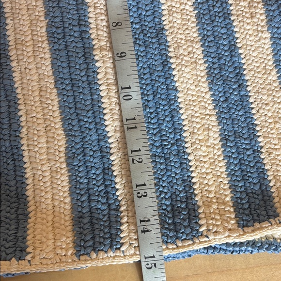 NWT Loeffler Randall blue stripe radiation book bag - Picture 9 of 10